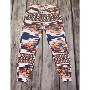 Fresh Prints of Bel-Air Joggers Aztec Graphic Streetwear Adult Small NEW